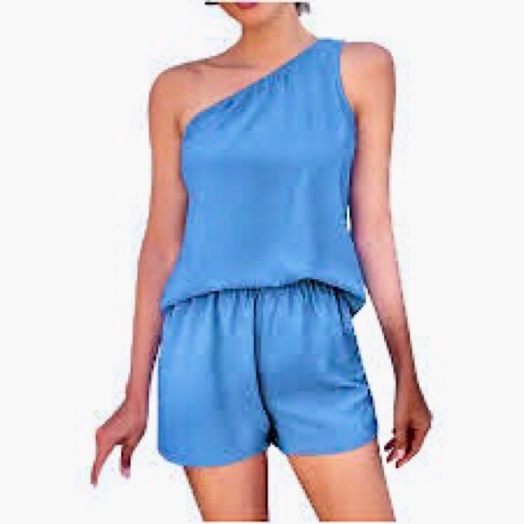 Banana Republic One Shoulder Romper